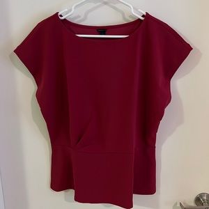 Ann Taylor Drape Front Top